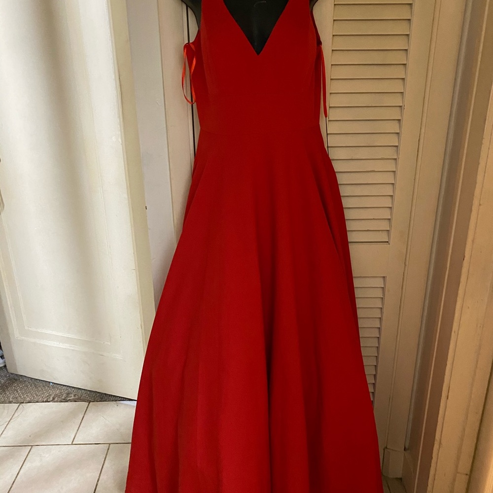 NEW!!! Ieena red gown by Mac duggal